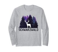 Black Forest Deer Forest Nature Hiking Hunter Souvenir Long Sleeve T-Shirt