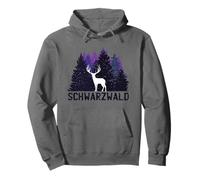 Black Forest Deer Forest Nature Hiking Hunter Souvenir Pullover Hoodie