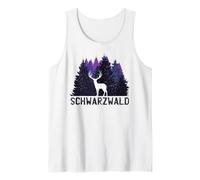 Black Forest Deer Forest Nature Hiking Hunter Souvenir Tank Top