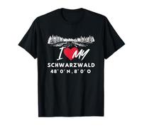 Black Forest Love Home Design T-Shirt