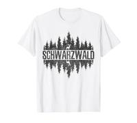 Black Forest - Natural Deer Hiking Outdoor Gift Value Graphic T-Shirt, Men, White, M