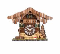 Black Forest Table Clock with Cuckoo Call and Westminster Melody, Minature Clock