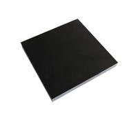 Black FR4 Fiberglass Board, 0.5/1.5/1/2/3/4/5mm Thick G10 Epoxy, 235x235mm Anti-static Plate Sheet 1pc(0.5mm)