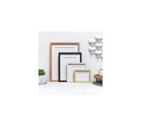 (Black Frame White Mount, 20x14" Frame for 19x13" Picture) FramesPlus Devon Range Photo Picture Poster Frames with White Mount 13 Colors Large Square Small Hang or stand in both Landscape or Portrait
