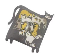 Black Frame Wooden Cats Puzzle Game Set Ideal For Early Learning And Playtimes In Various Environment Or Home Decoration Cats Lover