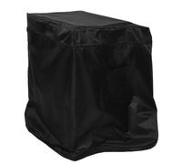 Black Freezer Cover 420d Oxford Cloth Dust Guard with Tie Straps | Smooth Outer Surface, Secure Fastening, Stays in Place, Suitable for Kitchen Refrigerators and Garage Freezers