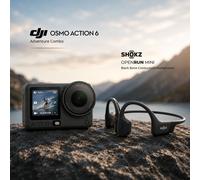 【Black Friday Early Deals】DJI Osmo Action 6 Adventure Combo&Shokz OpenRun Mini Black Bone Conduction Headphones