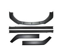 Black Front Shovel Side Skirts Rear Bumper Corner Spoiler Compatible for Audi A8 2011-2022 Modified ABS Car Accessories(FRP Matte Black Unpainted)