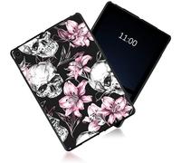 Black Frosted Case for Samsung Galaxy Tab S6 Lite 10.4 Inch 2024/2022/2020, Soft TPU Slim Shockproof Tab S6 Lite Case, Anti-Slip Rubber Matte Bumper for Samsung S6 Lite Case, Skulls