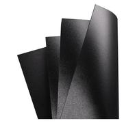 Black Frosted PP Plastic Sheets A3 420x297mm - 4 Pack Rigid Matte Boards for Crafting, DIY Projects, Laser Cutting and Modelling(2mm)
