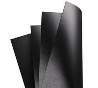 Black Frosted Pp Plastic Sheets A3 420x297mm 4 Pack Rigid Matte Boards For Crafting, Diy Projects, Laser Cutting And Modelling(0.5mm)