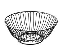 Black Fruit Bowl, Metal Wire Fruit Basket for, Vegetable, Snacks Storage, Modern Hollow Design Holder Stand, Decorative Basket for Kitchen Counter, Home Decor, Table Centerpiece