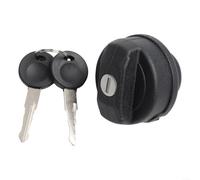 Black Fuel Tank Cap Constructed From Abs With Two Keys For Beetle For Polo For Caddy Cars Easy To Install Secure Locking Mechanism Build For Various Weather Conditions Auto Part