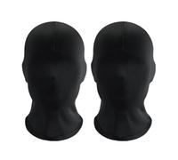Black Full Face Mask,2Pcs Halloween Black Mask Full Face Cover Spandex Hood Masks Full Head Cover Masks Faceless- Mask Morph-Mask Halloween Dress Up for HalloweenParty Cosplay Costume Men Women