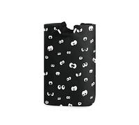 Black Funny Eyes Laundry Hamper 52L Large Laundry Baskets Oxford Collapsible Dirty Clothes Tote Storage Bag with Handles Foldable Washing Basket Bin for Bedroom Bathroom Closet