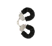 Black fur bdsm bondage cuffs, Poids 0.190 Kg