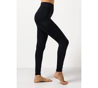 Black Fur Lined Thermal Leggings XL