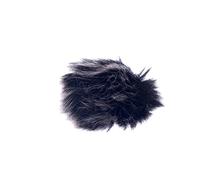 Black Fur Microphone Windscreen for Lapel Lavalier Mic 0.5cm