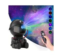 (Black) Galaxy Starry Sky Projector LED Night Light, Astronaut Lamp Star Light