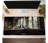 Black Gaming Mouse Mat Bird Large Mouse Pad 1600x800x3mm XXL Mousepad Desk Mat Improved Precision and Speed Rubber Base for Stable Grip on Smooth Surfaces Table Pad PjY3475 P-Z