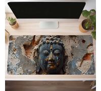 Black Gaming Mouse Mat Zen Large Mouse Pad 1000x500x3mm XXL Mousepad Desk Mat Improved Precision and Speed Rubber Base for Stable Grip on Smooth Surfaces Table Pad PjY2129 P-4