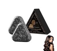 Black Ganoderma Polygonum Multiflorum Shampoo Soap, Gentle Plant-Based Nourishing Shampoo Bar, Hydrating Oil-Control Hair Care Soap for Women and Men (2)