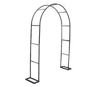 Black Garden Arch for Climbing Roses Pergola for Outdoor & Indoor Decorations Iron Rose Arch Elt Garden Trellis for Celebrations & Events