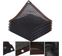 Black Garden Shade Net 7x12m, 60-65% UV Protection, Tear Resistant, Breathable Cover for Greenhouses, Parking Garages, Yards, with Eyelets for Easy Installation