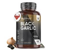 Black garlic - 180 Capsules - 15000mg high dose - Heart health & Immune support
