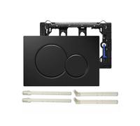 (Black) Geberit Sigma For 01 Dual Push Button Flush Plate Actuator Wc Concealed Cistern