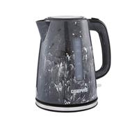 GEEPAS Skye 1.7L Electric Kettle | Premium Kettle with 360° Rotational Base, Cordless | Concealed Heating, Strix Controller | Space Saving Cord Storage & LED Indicator | 2 Year Warranty 2200W Black
