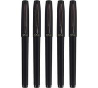 Black Gel Ink Rollerball Pens 0.7mm Ballpoint Writing Pen with Clip Smooth Writing for Students Teachers Workers