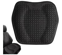 (Black) Gel Pressure Relief Cushion Gel Seat Cushion Car Breathable Honeycomb Seat Cushion Breathable Design Seat Cushion Soft Comfortable Support Cushion Thi