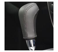 Black Genuine Leather Soft Hand-Stitched Car Gear Shift Knob Covers fits for Suzuki Jimny Swift Grand Vitara Automatic (Color Name : Black Thread)(Black Thread)