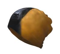 Black German Dog Unisex Multifunctional Beanie Hat Or Scarf-Double-Layer All-Over Print, Soft Breathable,For Everyday, Sports, And Travel