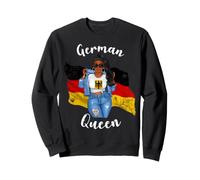 Black German Queen Of Germany African Flag Sweatshirt