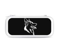Black German Shepherd Carry Case for Switch Carrying Cover Storage Bag Protective Accessories Travel White-Style
