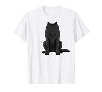 Black German Shepherd Costume Halloween Dog Design Value Graphic T-Shirt, Men, White, S