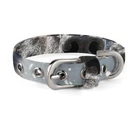 Black German Shepherd Dog Dog Collar Adjustable Soft and Comfortable Puppy Collars with Metal Buckle Pet Collar for Small Medium Pet
