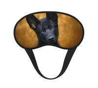 Black German Shepherd Dog Printed, Full Eye Covers Light Blocking Eye Masks Blackout Sleep Eye Muffs
