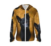 Black German Shepherd Dog Sunscreen Hoodie - The Best Companion For Lightweight Uv Protection In Outdoor Exploration