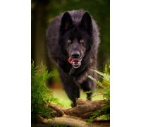 Black German Shepherd Notebook