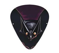 Black Ghost Bat Guitar picks 12 pieces, ABS material, smooth edges, comfortable feel, 3 optional thicknesses