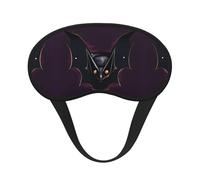 Black Ghost Bat It is a Black-Rimmed Eye mask. The Soft Eye mask can Improve Sleep Quality and is Suitable for Indoors, Outdoors and Traveling.