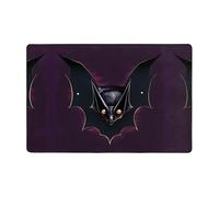 Black Ghost Bat Printed Living Room Carpet 72 * 48 inches for Coffee Table/Bedside/Office/Balcony