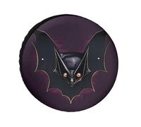 Black Ghost Bat Spare Tire Cover, 26inch Oxford Wheel Protector Travel Accessories, Waterproof Dustproof Wheel Tire Covers for RV Jeep SUV Camper Truck
