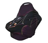 Black Ghost Bat Versatile full-print Stroller Chair Cover/Nursing Cover, specially designed for your baby