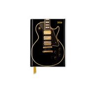 Black Gibson Guitar 2026 Luxury Pocket Diary Planner - Week to View