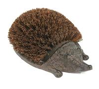Black Ginger Cast Iron heavy duty boot brush & boot & mud scraper in a hedgehog design | Wellies, trainers, shoes and boots | Measures 30 x 19 x 11 cm