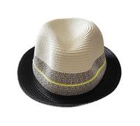 Black Ginger Trilby Foldable Hat Perfect for Travelling Sun Hat Ladies Men's Adjustable Neon